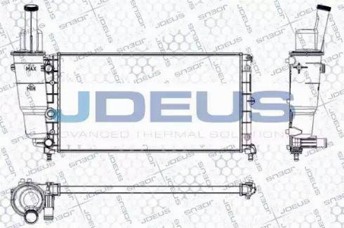Jdeus RA0110310 - Радіатор, охолодження двигуна autocars.com.ua