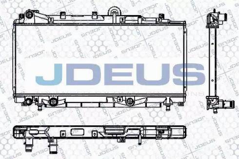 Jdeus RA0110360 - Радіатор, охолодження двигуна autocars.com.ua