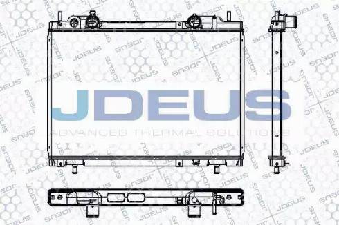 Jdeus RA0110450 - Радиатор, охлаждение двигателя autodnr.net