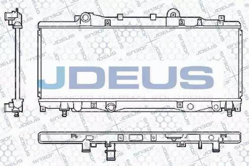 Jdeus RA0110600 - Радіатор, охолодження двигуна autocars.com.ua