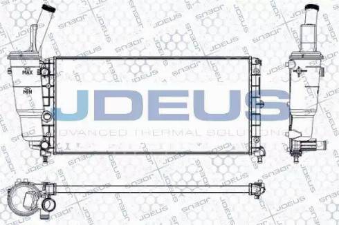 Jdeus RA0110640 - Радіатор, охолодження двигуна autocars.com.ua