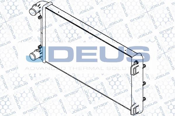 Jdeus RA0110730 - Радіатор, охолодження двигуна autocars.com.ua