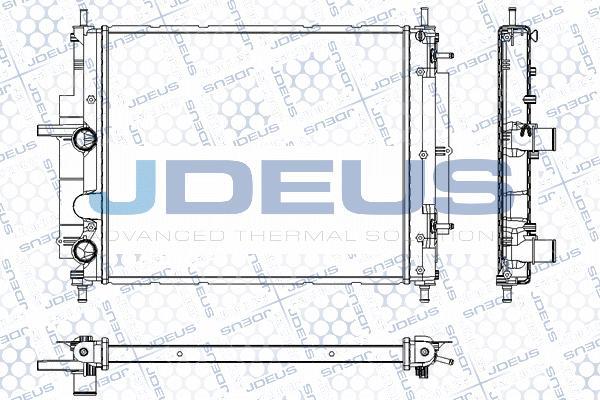 Jdeus RA0110790 - Радиатор, охлаждение двигателя autodnr.net