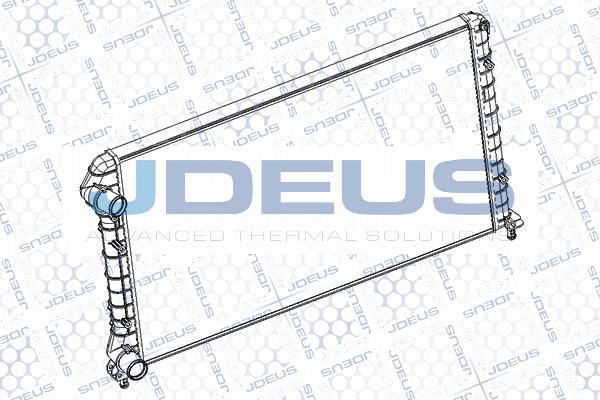 Jdeus RA0110801 - Радіатор, охолодження двигуна autocars.com.ua