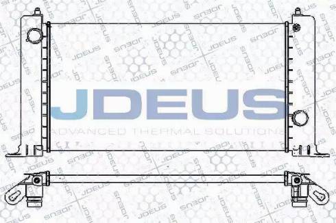 Jdeus RA0110840 - Радіатор, охолодження двигуна autocars.com.ua