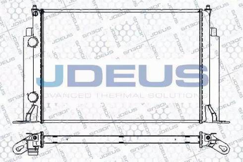 Jdeus RA0110860 - Радіатор, охолодження двигуна autocars.com.ua