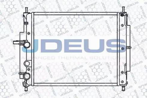 Jdeus RA0110910 - Радіатор, охолодження двигуна autocars.com.ua