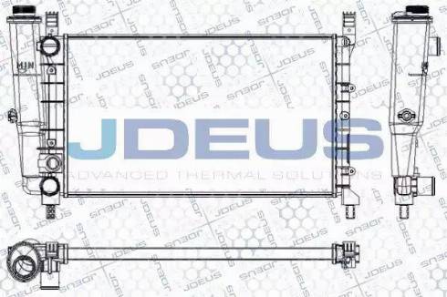 Jdeus RA0110950 - Радіатор, охолодження двигуна autocars.com.ua