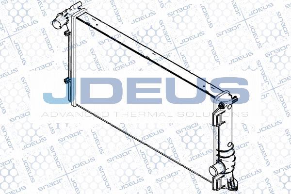 Jdeus RA0110990 - Радіатор, охолодження двигуна autocars.com.ua