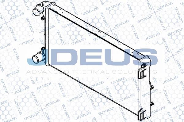 Jdeus RA0111000 - Радиатор, охлаждение двигателя autodnr.net