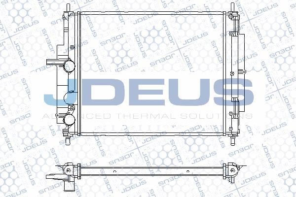 Jdeus RA0111110 - Радіатор, охолодження двигуна autocars.com.ua