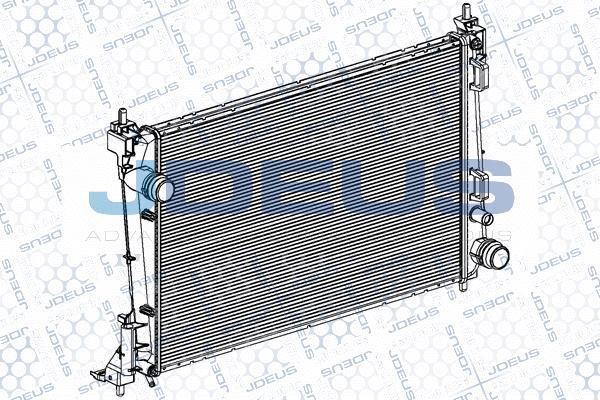 Jdeus RA0111150 - Радіатор, охолодження двигуна autocars.com.ua