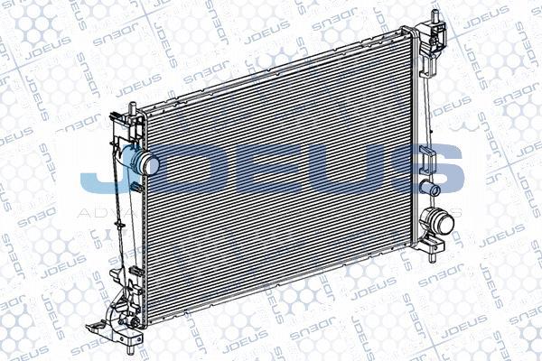 Jdeus RA0111160 - Радіатор, охолодження двигуна autocars.com.ua