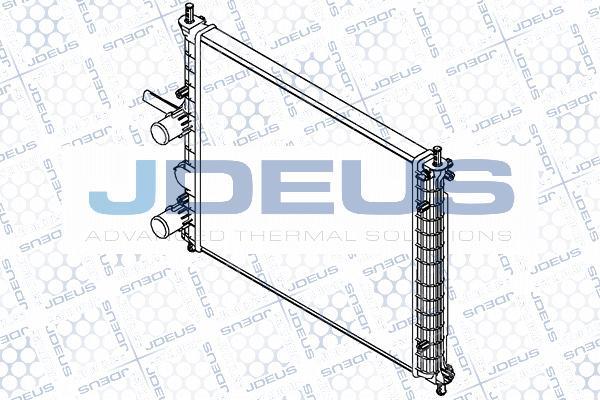 Jdeus RA0111170 - Радиатор, охлаждение двигателя autodnr.net