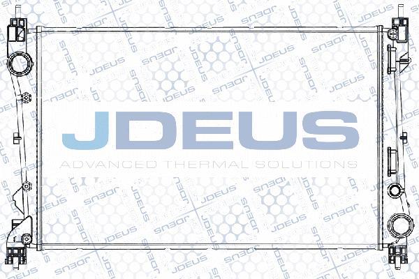 Jdeus RA0111320 - Радіатор, охолодження двигуна autocars.com.ua