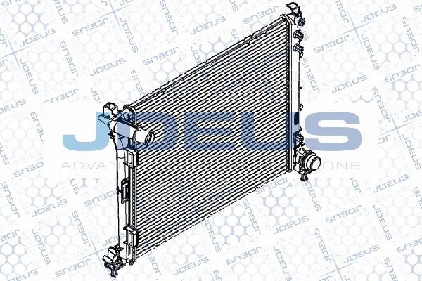 Jdeus RA0111350 - Радіатор, охолодження двигуна autocars.com.ua