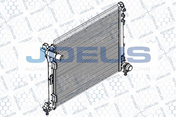 Jdeus RA0111351 - Радіатор, охолодження двигуна autocars.com.ua