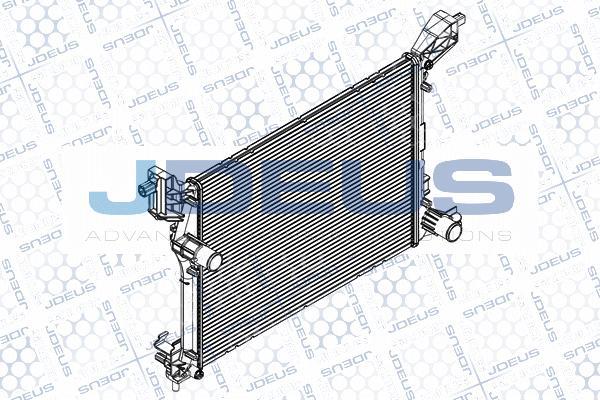 Jdeus RA0111460 - Радіатор, охолодження двигуна autocars.com.ua