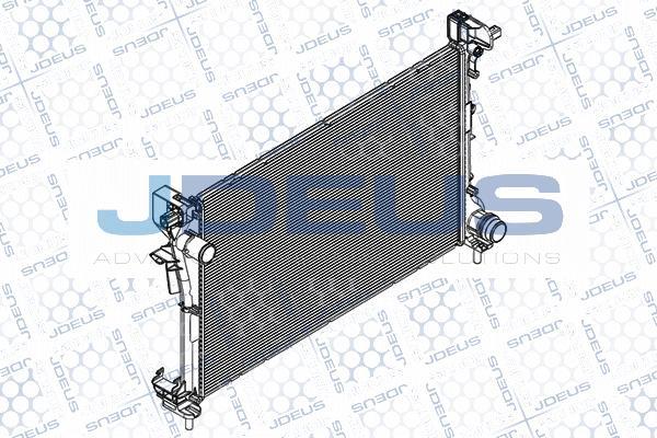 Jdeus RA0111490 - Радіатор, охолодження двигуна autocars.com.ua