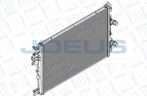 Jdeus RA0111570 - Радіатор, охолодження двигуна autocars.com.ua