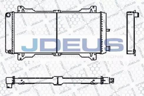 Jdeus RA0120030 - Радіатор, охолодження двигуна autocars.com.ua