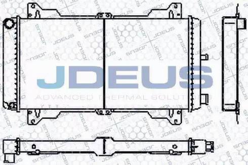 Jdeus RA0120031 - Радіатор, охолодження двигуна autocars.com.ua