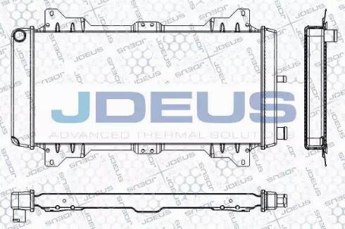 Jdeus RA0120032 - Радіатор, охолодження двигуна autocars.com.ua