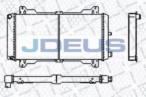 Jdeus RA0120040 - Радіатор, охолодження двигуна autocars.com.ua