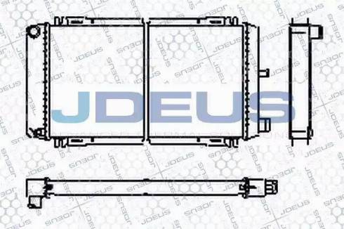 Jdeus RA0120050 - Радіатор, охолодження двигуна autocars.com.ua