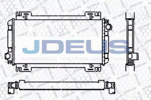 Jdeus RA0120060 - Радіатор, охолодження двигуна autocars.com.ua