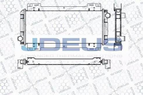 Jdeus RA0120061 - Радіатор, охолодження двигуна autocars.com.ua