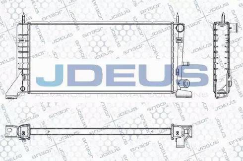 Jdeus RA0120140 - Радіатор, охолодження двигуна autocars.com.ua