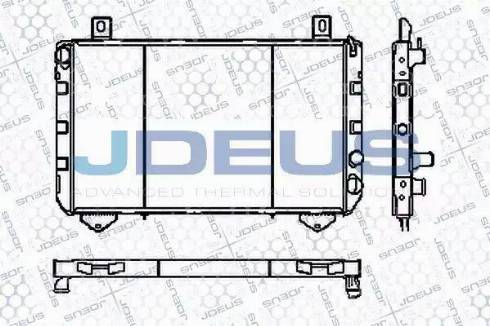 Jdeus RA0120191 - Радиатор, охлаждение двигателя autodnr.net