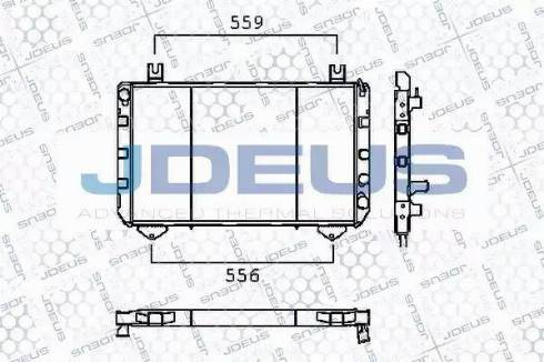 Jdeus RA0120201 - Радиатор, охлаждение двигателя autodnr.net