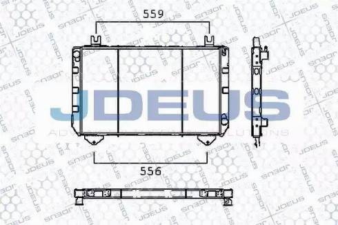 Jdeus RA0120211 - Радиатор, охлаждение двигателя autodnr.net