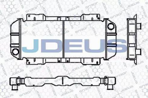 Jdeus RA0120331 - Радіатор, охолодження двигуна autocars.com.ua