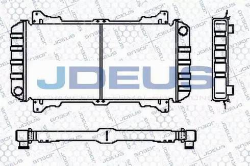 Jdeus RA0120350 - Радіатор, охолодження двигуна autocars.com.ua