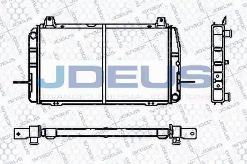 Jdeus RA0120382 - Радіатор, охолодження двигуна autocars.com.ua