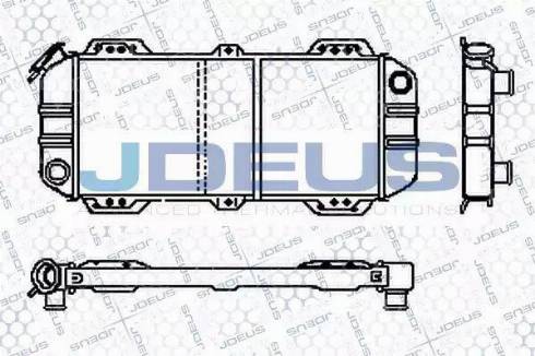 Jdeus RA0120390 - Радіатор, охолодження двигуна autocars.com.ua