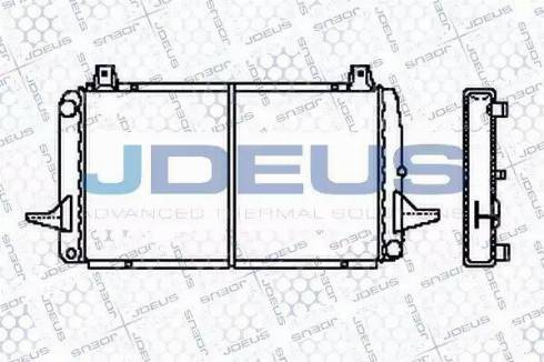 Jdeus RA0120430 - Радіатор, охолодження двигуна autocars.com.ua