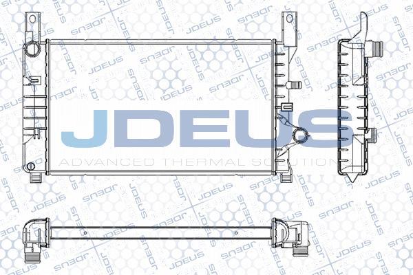 Jdeus RA0120520 - Радіатор, охолодження двигуна autocars.com.ua