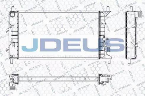 Jdeus RA0120550 - Радіатор, охолодження двигуна autocars.com.ua
