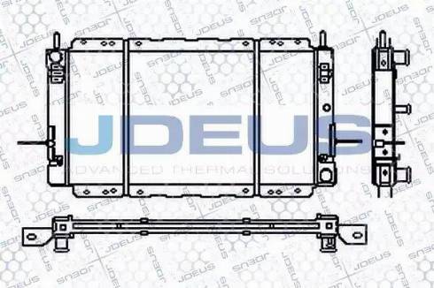 Jdeus RA0120591 - Радіатор, охолодження двигуна autocars.com.ua