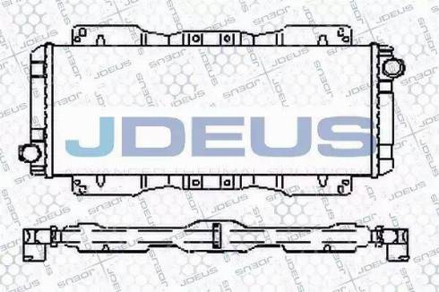 Jdeus RA0120740 - Радіатор, охолодження двигуна autocars.com.ua