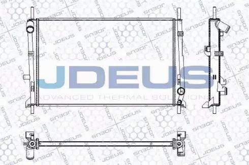 Jdeus RA0120751 - Радіатор, охолодження двигуна autocars.com.ua