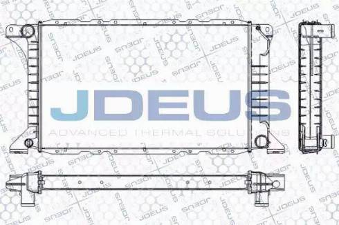 Jdeus RA0120770 - Радіатор, охолодження двигуна autocars.com.ua