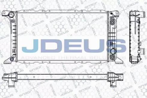 Jdeus RA0120790 - Радіатор, охолодження двигуна autocars.com.ua