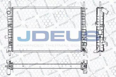 Jdeus RA0120870 - Радіатор, охолодження двигуна autocars.com.ua