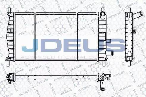 Jdeus RA0120960 - Радіатор, охолодження двигуна autocars.com.ua