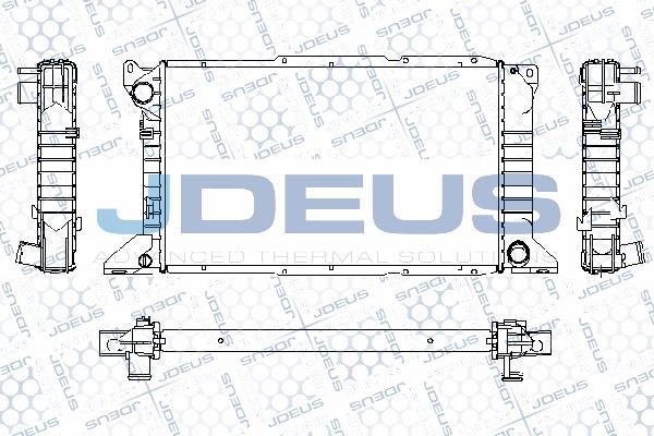 Jdeus RA0120980 - Радіатор, охолодження двигуна autocars.com.ua